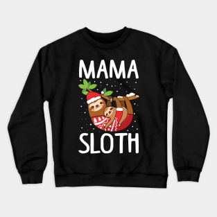 Family Matching Sloth Ugly Christmas Sweatshirts Crewneck Sweatshirt